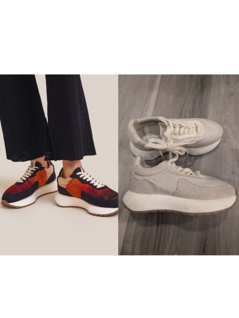 Good News | Kook Oatmeal Low Top Sneakers